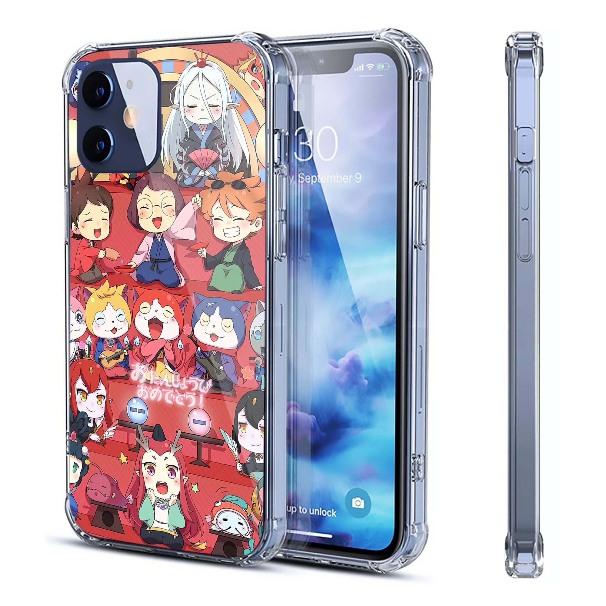 （画像用） 妖怪ウォッチ Yo-kai Watch 【iPhone 12シリーズ対応】透明スマホケース（クリアソフトケース）
